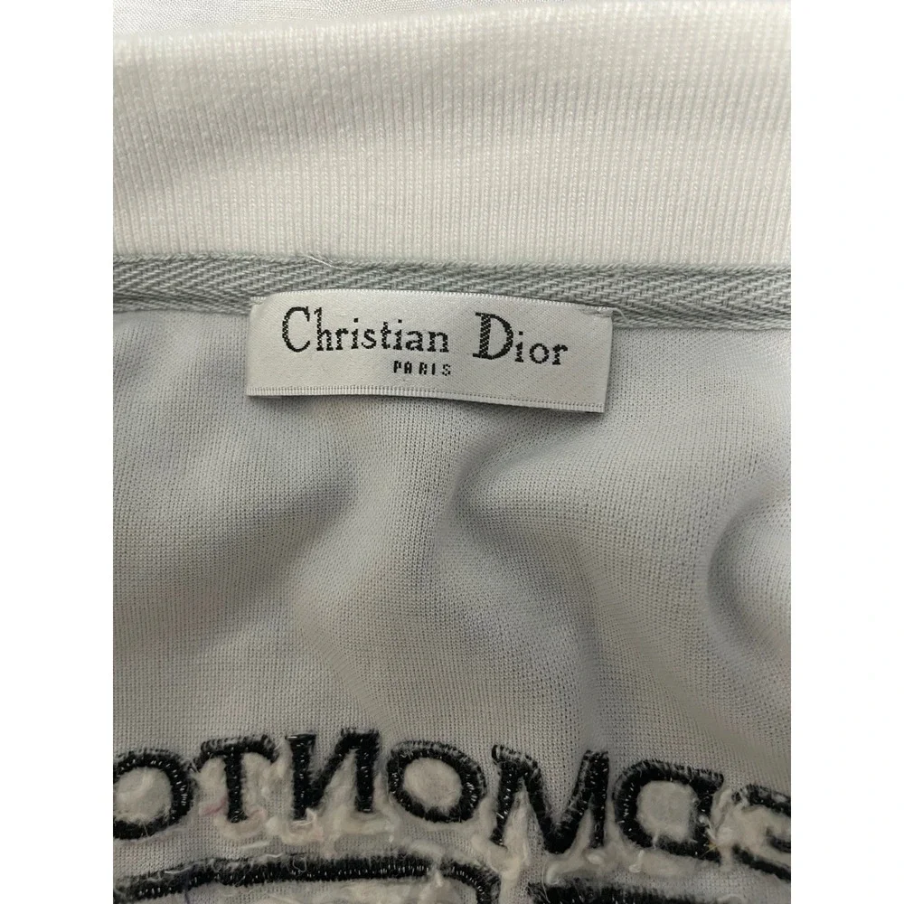 Christian Dior Edmonton Oilers Varsity Bomber Jacket Womens Crop Green‎ Grey L - Picture 4 of 10